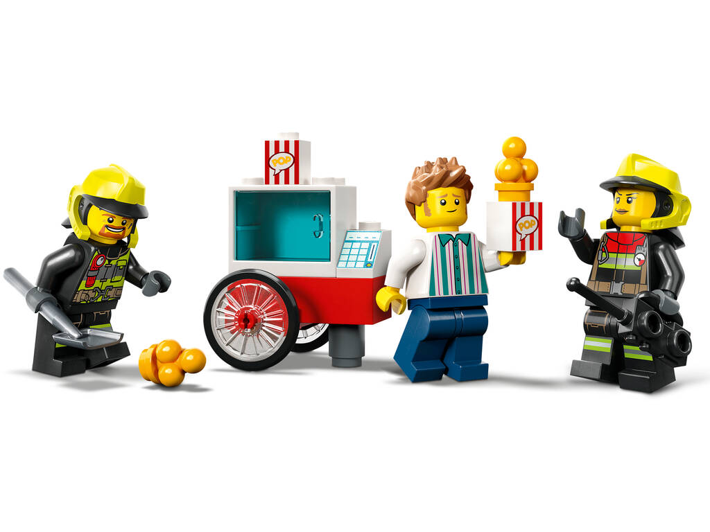 Lego City Fire Parque de Bomberos y Camión de Bomberos
