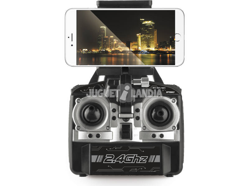 Radio Control Surtido Dron 31.5cm Mando Adaptable Smartphone, Wifi y Gafas Realidad Virtual