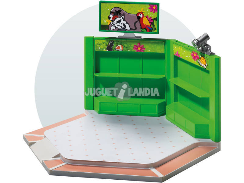 Playmobil Paseo Comercial con 3 Tiendas 9078
