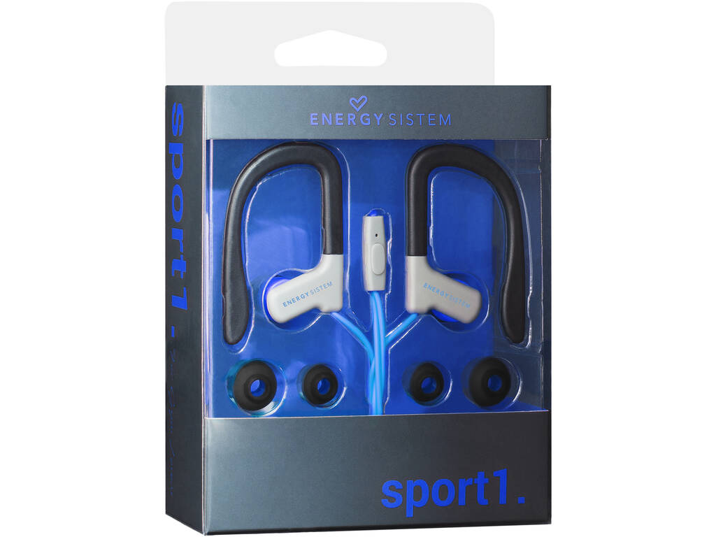 Écouteurs Sport 1 Mic Couleur Bleu Energy Sistem 429332