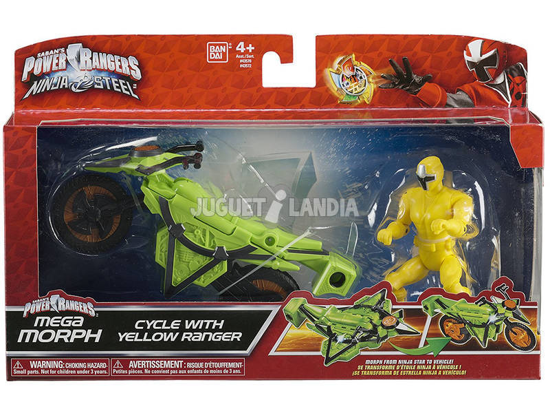 Moto Power Rangers Ninja Steel Bandai 43570