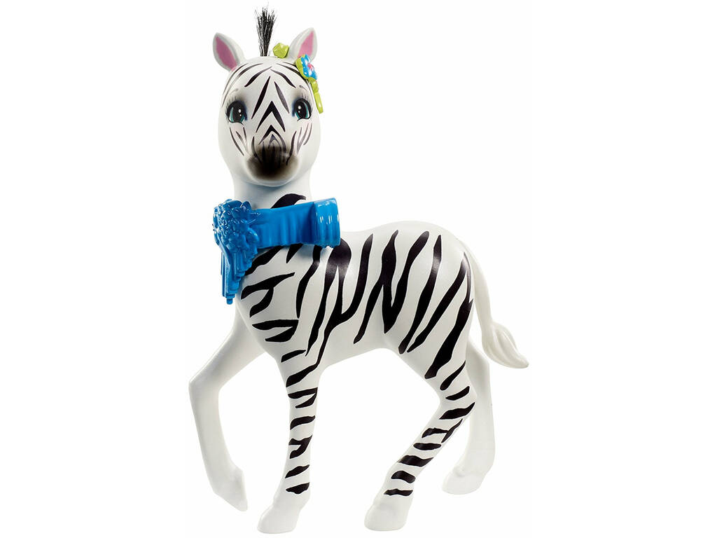 Enchantimals Zelena la Zebra Bambola e Cucciolo Cavalcabile Mattel FKY75