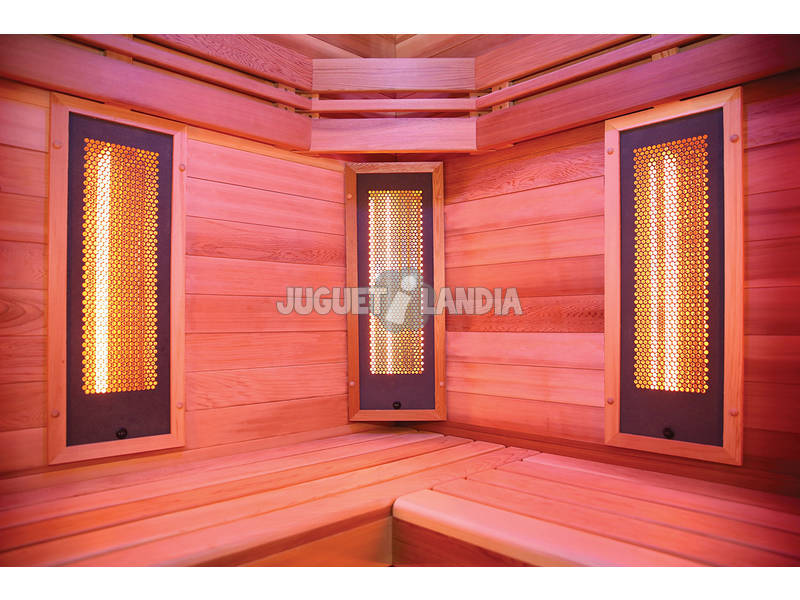 Sauna Infrarrojos Multiwave 3 Plazas Poolstar HL-MW03C-K