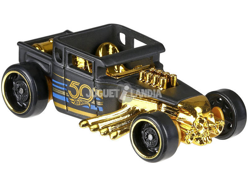Hot Wheels Fahrzeuge Farbe Gold 50 Jubiläum MattFRN33