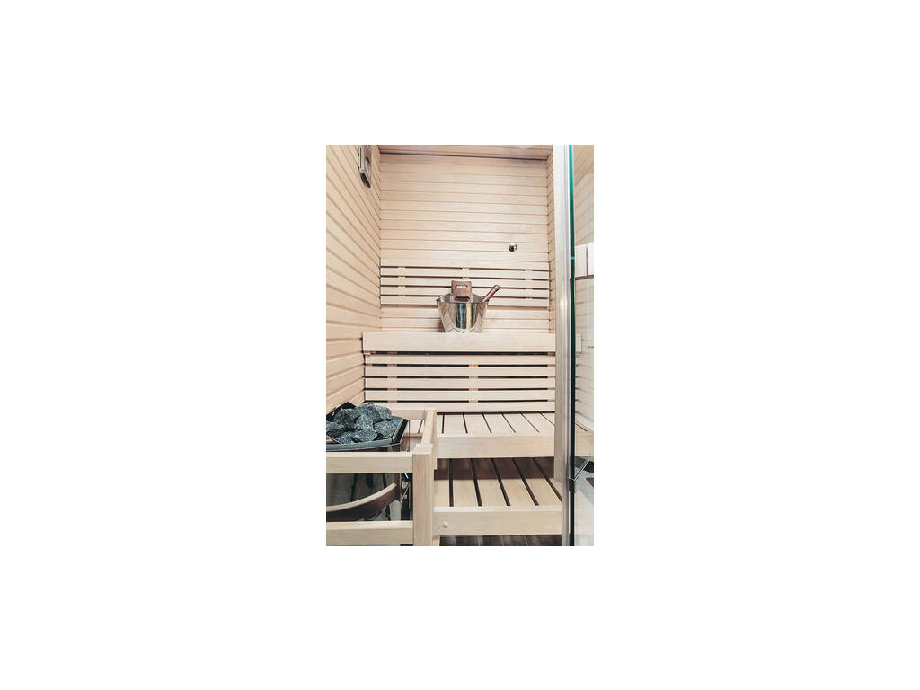 Kit Sauna: Secchiello, Cucchiaio, Igrometro e Termometro