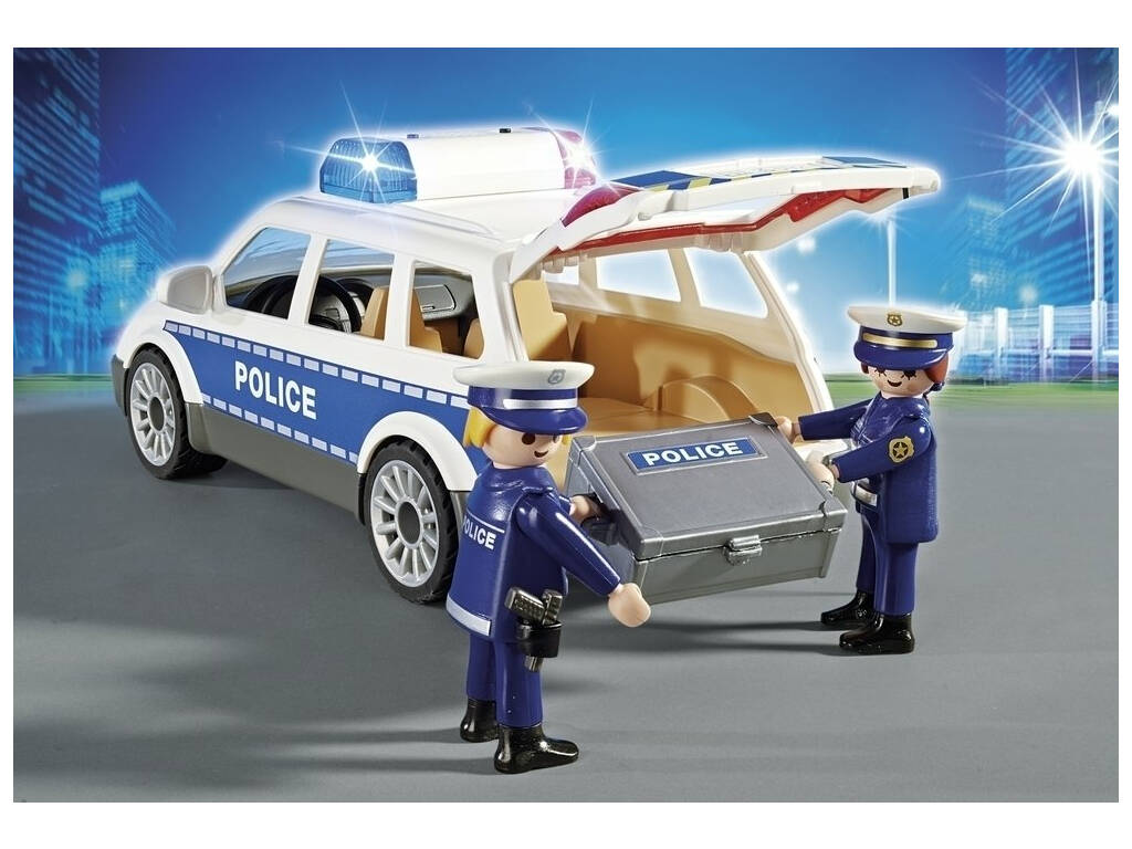 Playmobil Coche Policía con Luces y Sonido 6920