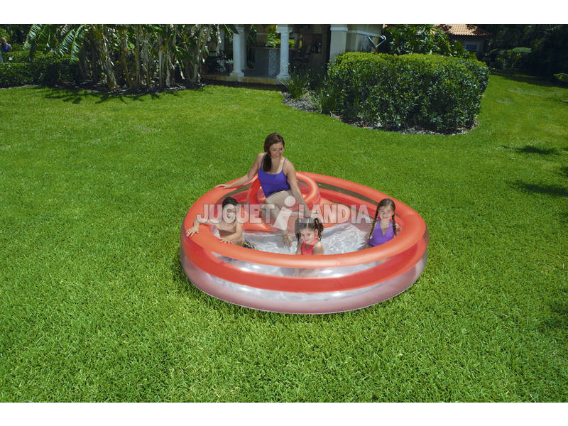 Piscine Gonflable 232x229x63 cm Familiy Funday Lounge