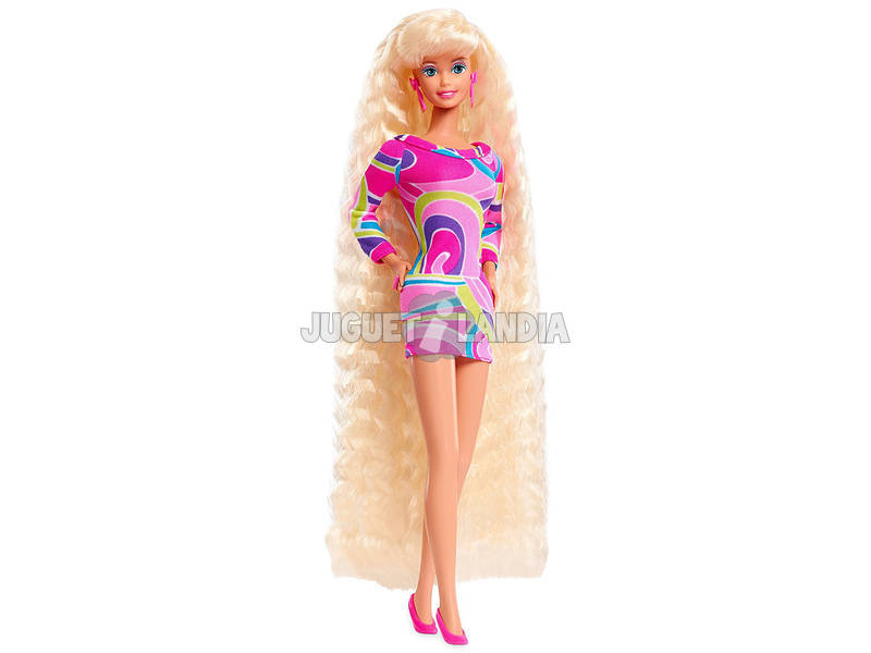 Figura Barbie Colección Mil Peinados 25 Aniversario 29x7cm Mattel DWF49   Juguetilandia