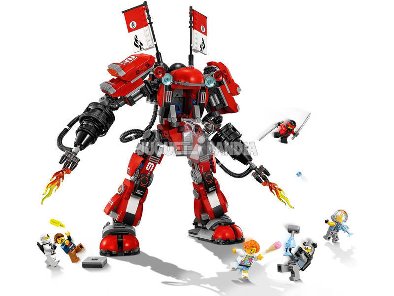 boca ocupado Shuraba Lego Ninjago Robot Del Fuego 70615 - Juguetilandia