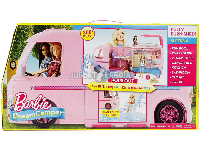 Barbie Super Camper MattFBR34 - Juguetilandia