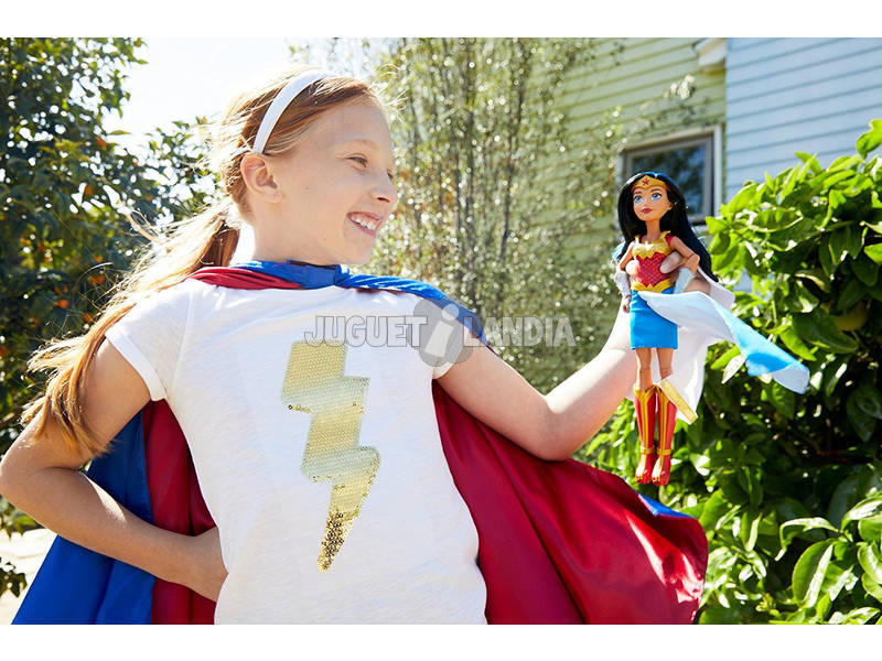 Boneca Gala Intergaláctica Wonder Woman 30 cm DC Super Hero Girls Mattel FCD32