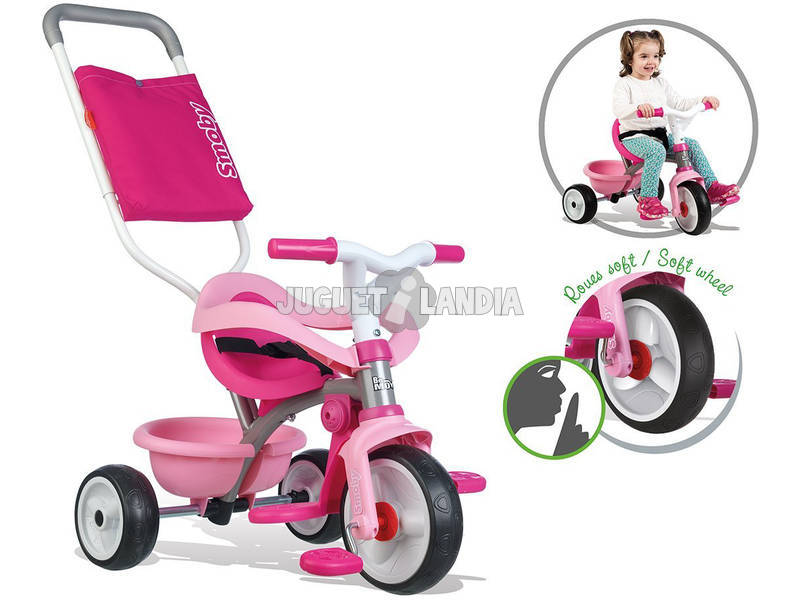 Triciclo Be Move Confort Rosa Smoby 740404