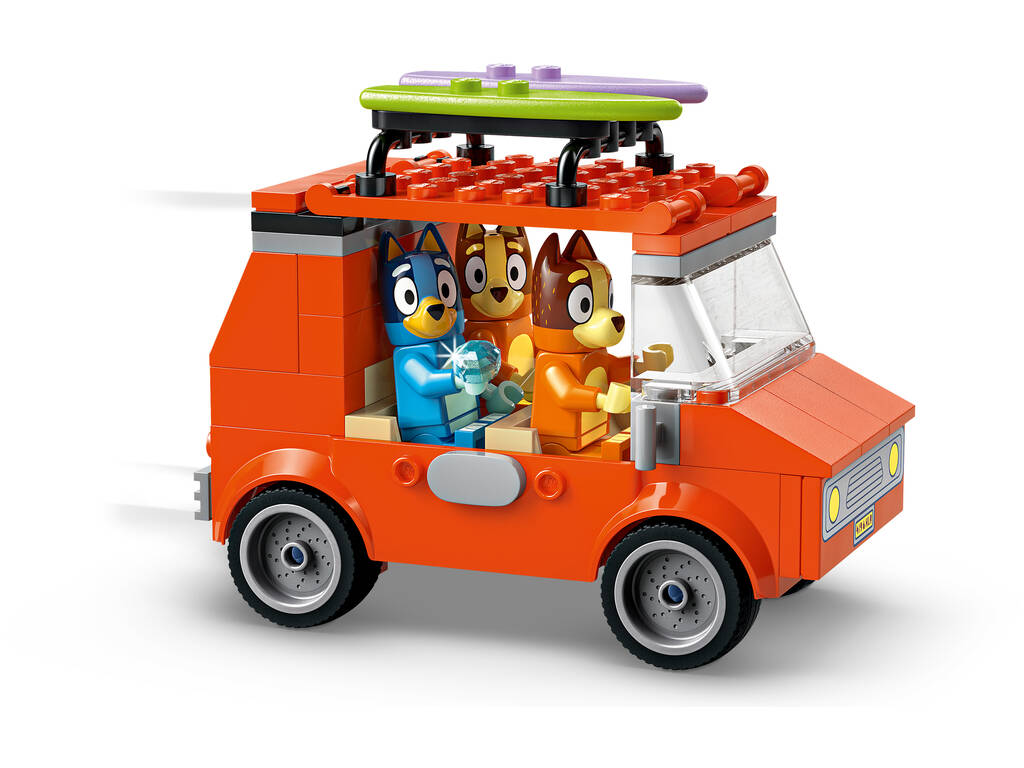 Lego Bluey Excursion familiale à la plage de Bluey