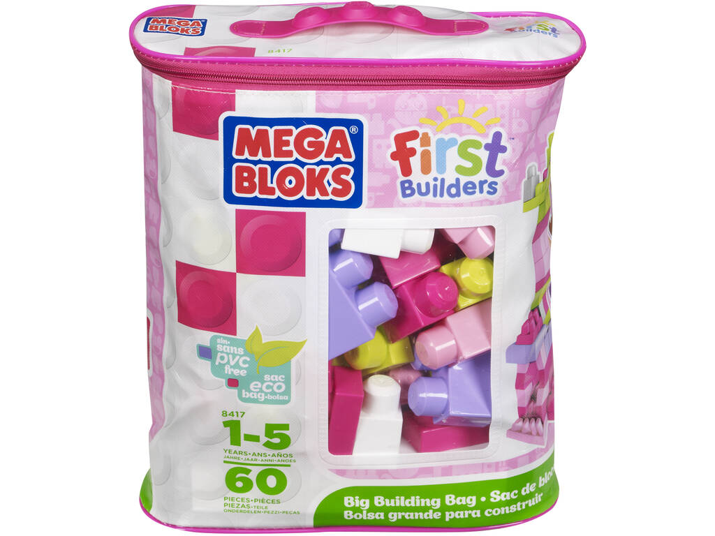 Mega Bloks sac de 60 pièces Rose