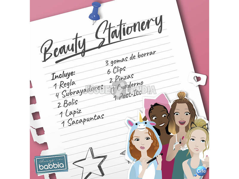 Beauty Stationary Set Papelería de Belleza Cife 41615