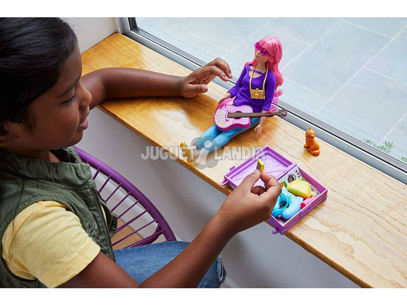  Barbie Daisy Vamos De Viagem Mattel FWV26