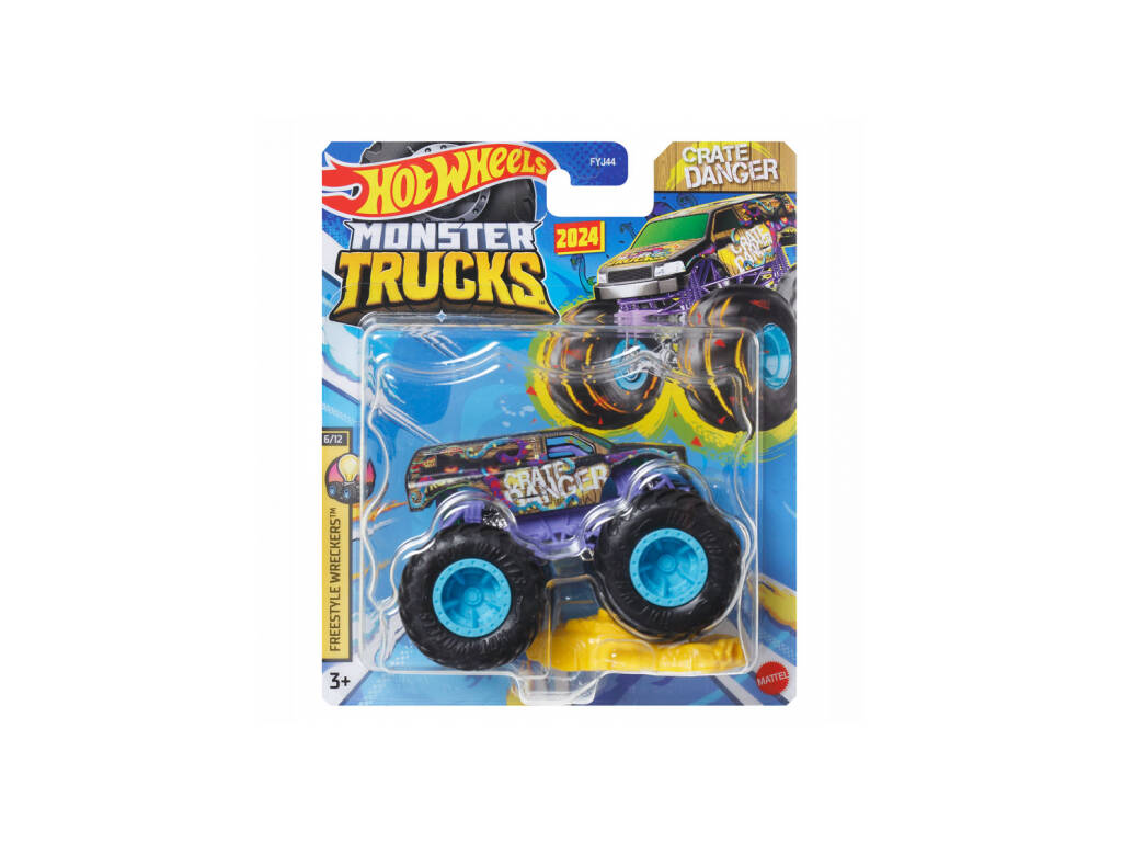 Hot Wheels Veículo Monster Truck 1:64 Mattel FYJ44