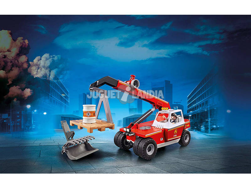 Playmobil Bomberos Vehículo Elevador 9465