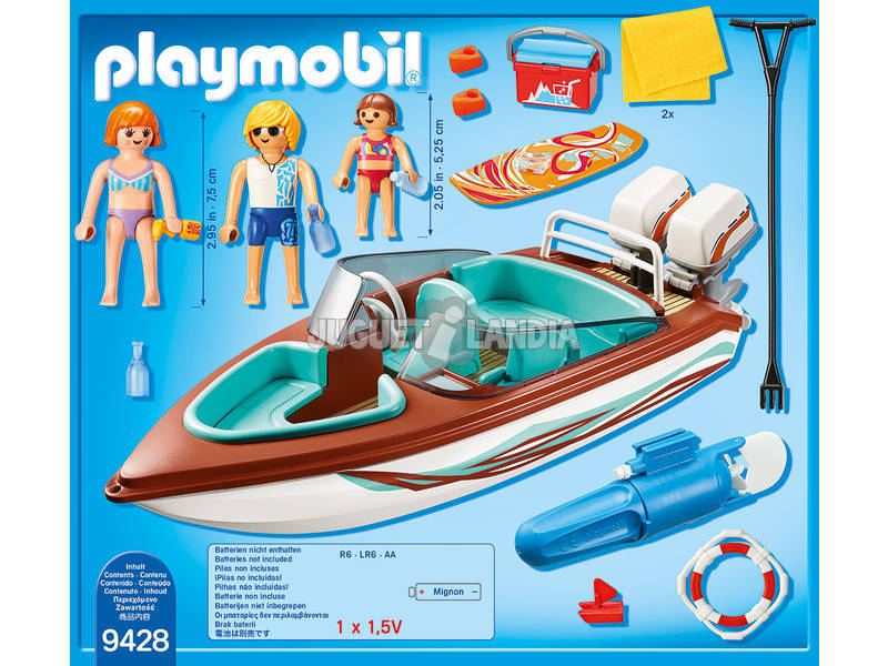 Playmobil Lancha Motora con Motor Submarino 9428