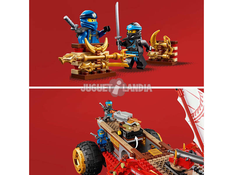 Lego Ninjago Bounty di Terra 70677