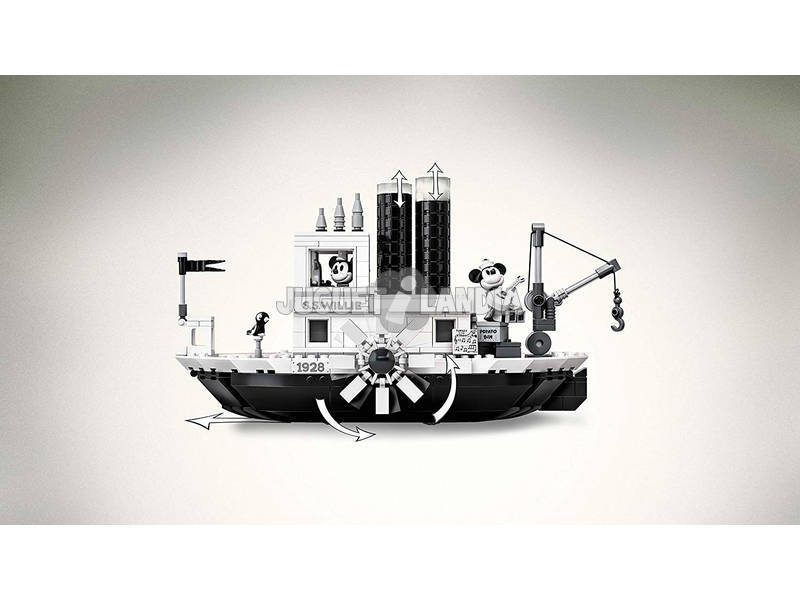 Lego Ideas Mickey Mouse Steamboat Willie 21317