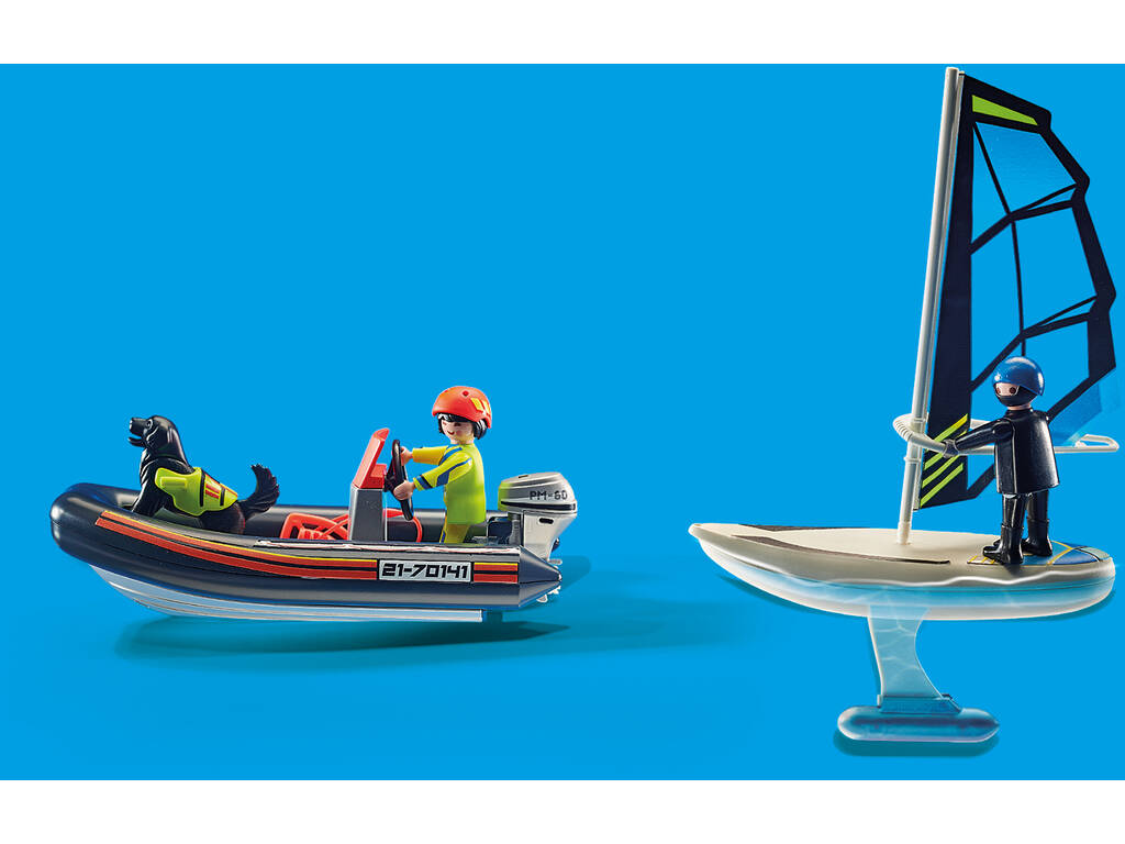 Playmobil Rescate Marítimo Rescate Polar con Bote 70141