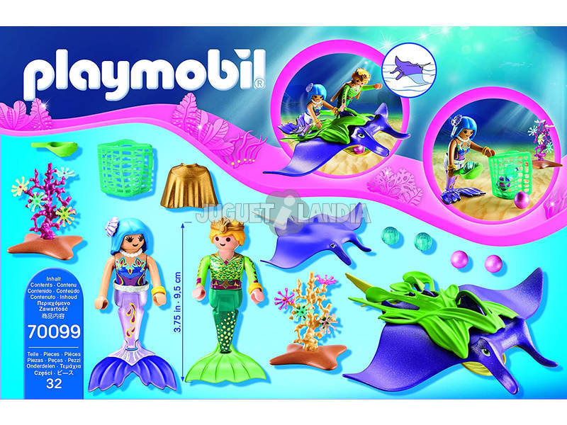 Playmobil Collecteurs de Perles avec Raie Manta Playmobil 70099