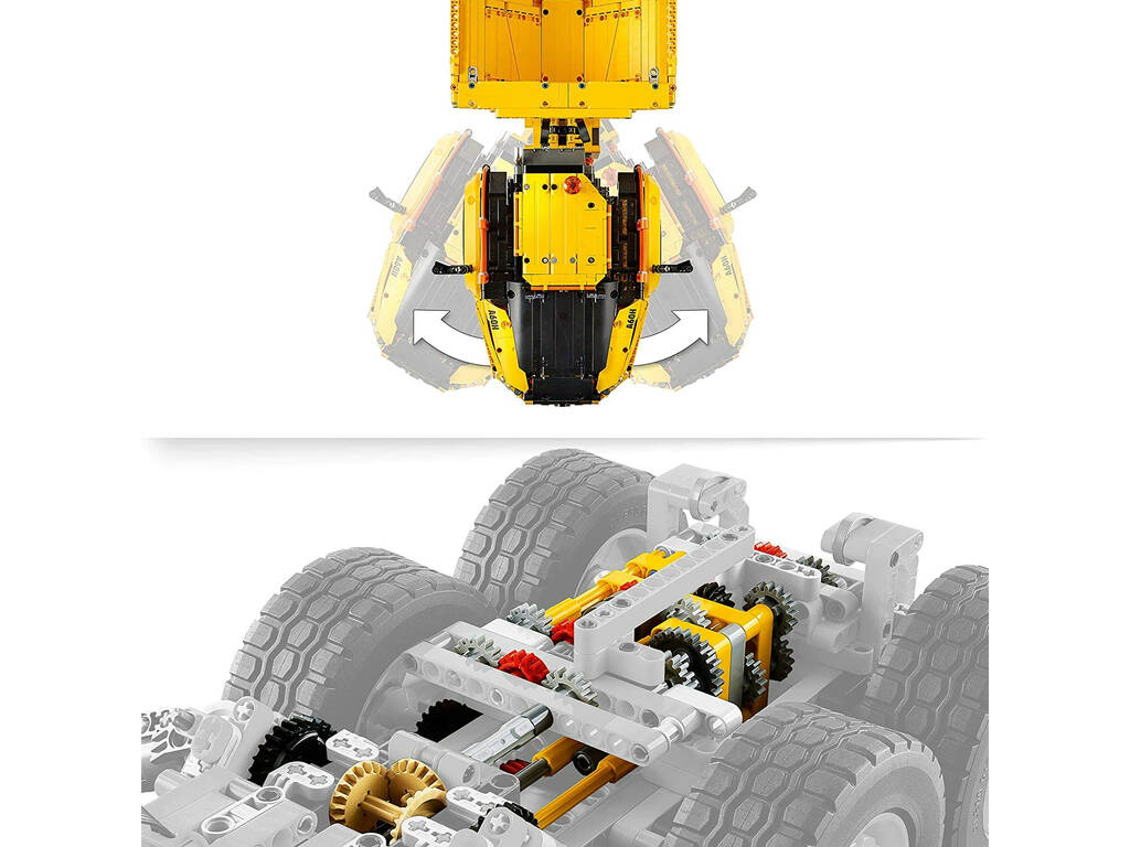 Lego Tombereau Articulé Volvo 6x6 42114