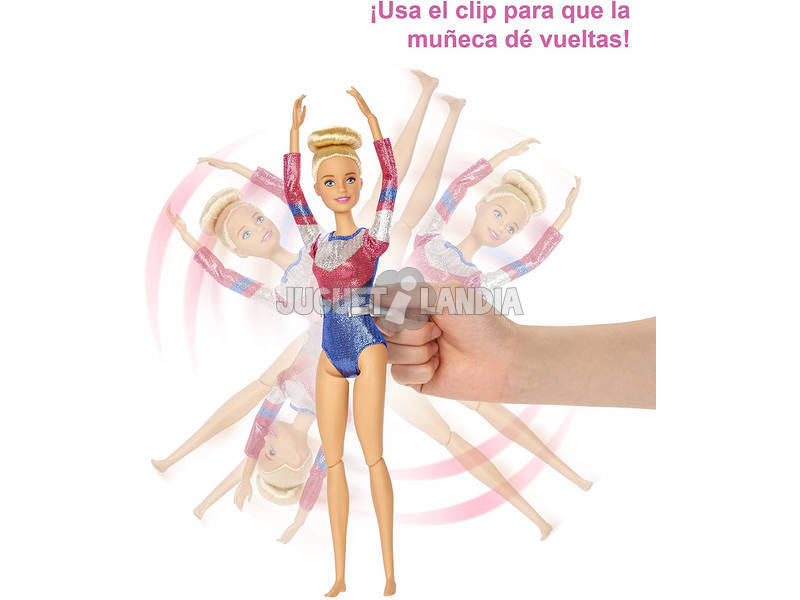 Barbie Ginnasta Completo di Gioco Mattel GJM72