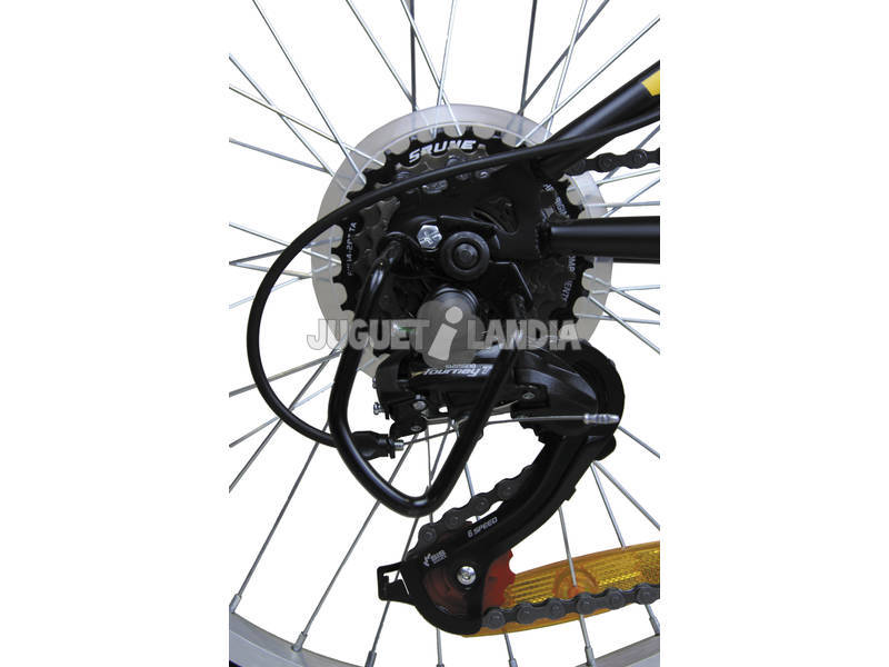Fahrrad XR-240 Schwarz und Orange mit Wechsler Shimano 18G und Vorfederung Umit 2470CS-76