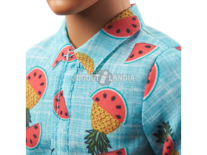 Barbie Ken Fashionista Camicia Frutta Mattel GHW68