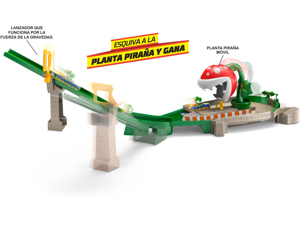 Hot Wheels Pista Piraña de Mario Kart Mattel GFY47
