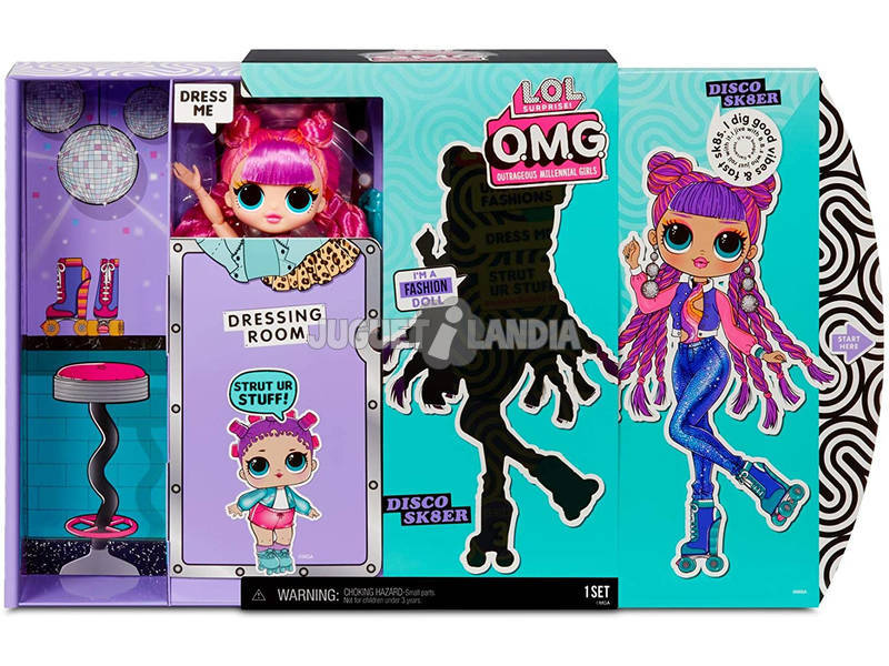 LOL Surprise Omg Fashion Serie 3 Bambola Roller Chick Giochi Preziosi LLUE0110