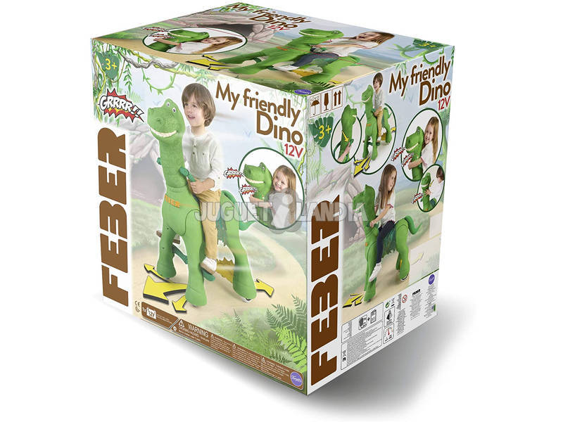 Véhicule My Friendly Dino 12v. Famosa 800012630