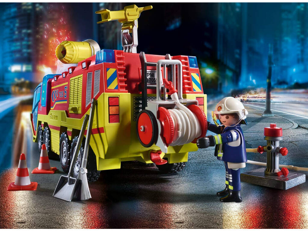 Playmobil City Action Operazione soccorso Camion dei Vigili del Fuoco 70557