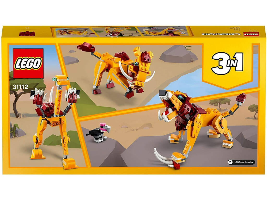 Lego Creator Le Lion Sauvage 31112