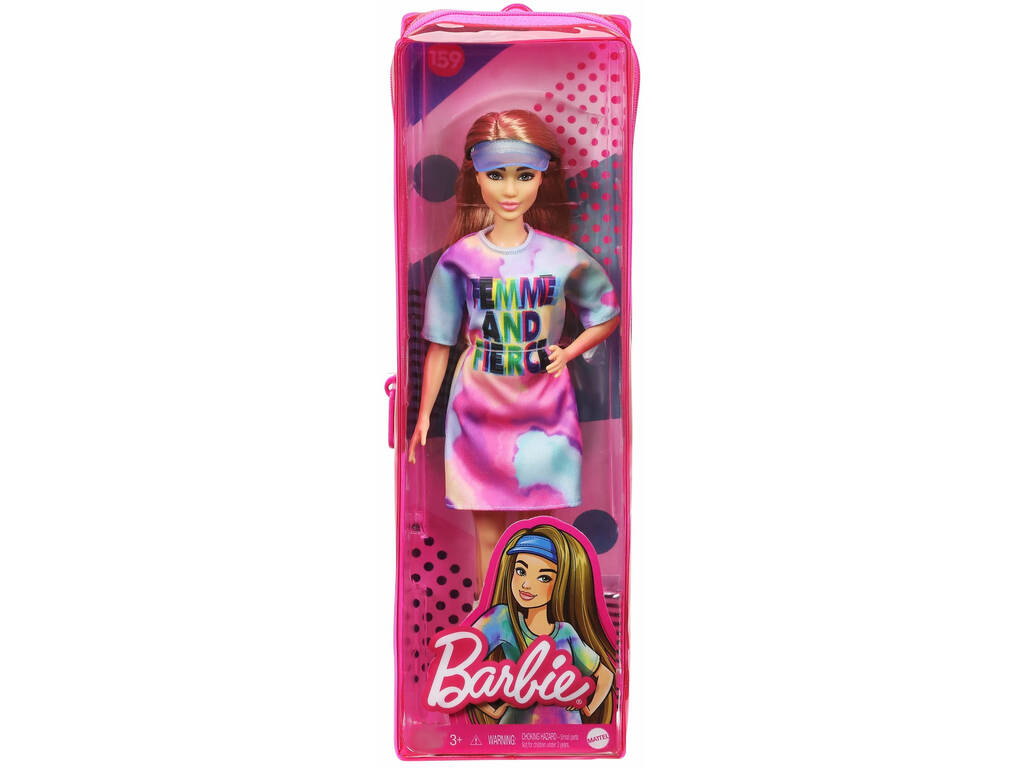 Barbie Fashionista Vestido Tingido Mattel GRB51