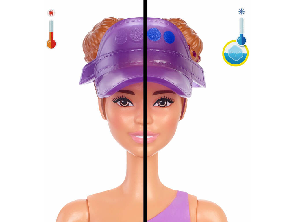 Barbie bambola colore rivelare sabbia e sole Mattel GTR95