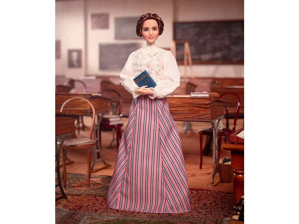 Barbie Colección Mujeres Que Inspiran Hellen Keller Mattel GTJ78