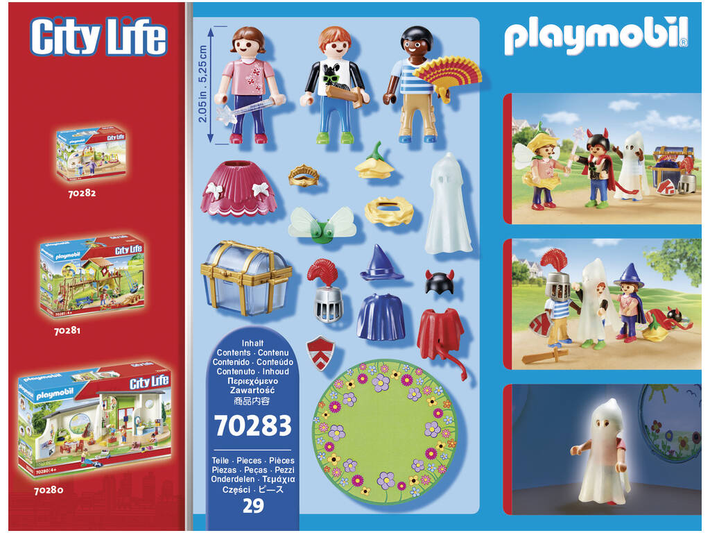 Playmobil City Life bambini con costumi 70283