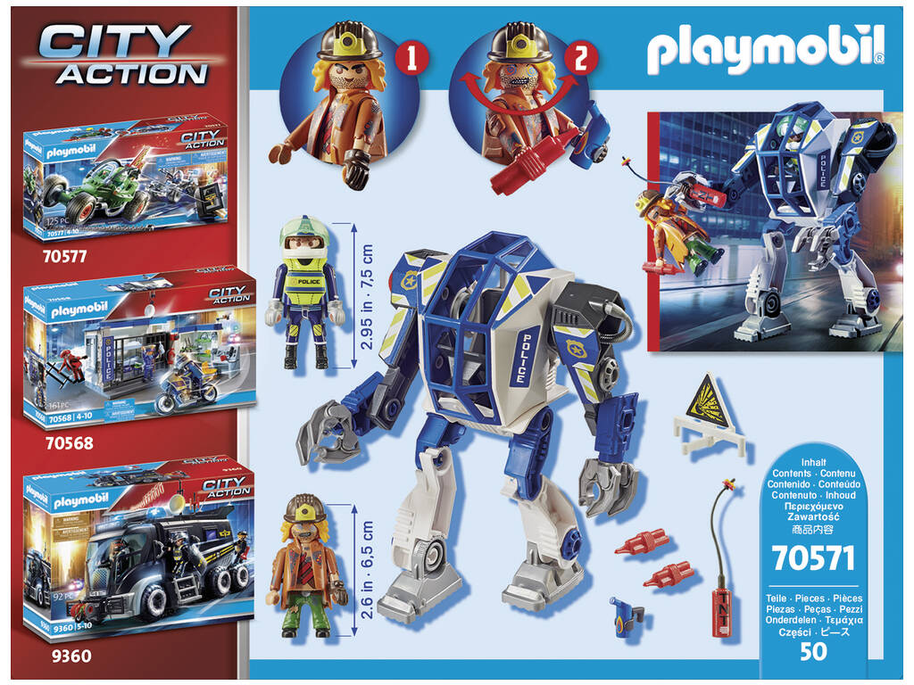 Playmobil City Action Robot operazione speciale 70571