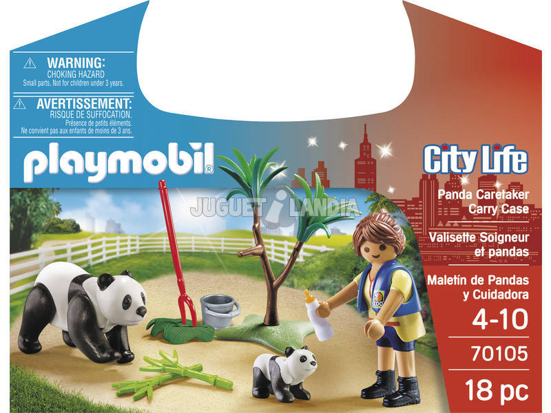 Playmobil Spirit Pandas Pfleger Aktentasche 70105