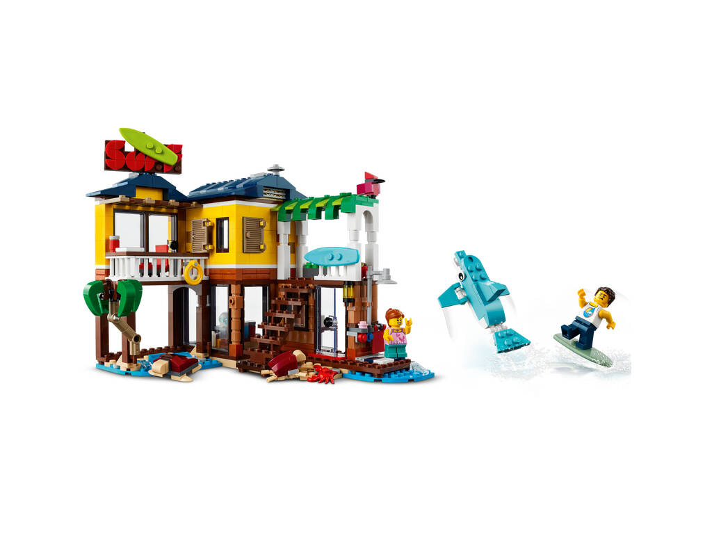 Lego Creator Casa Surfera en la Playa 31118