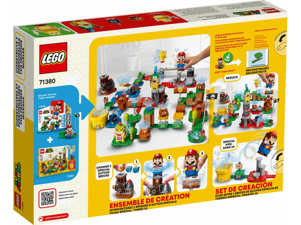 Lego Super Mario Set de Creación Tu Propia Aventura 71380