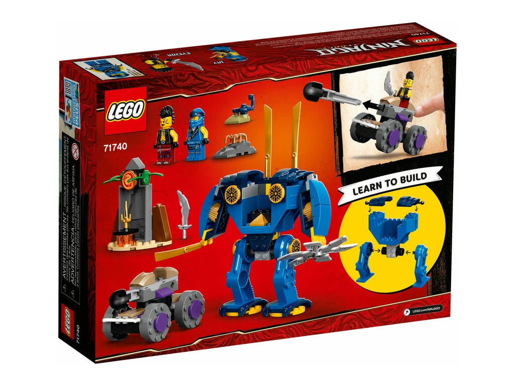 Lego Ninjago Il robot elettrico di Jay 71740