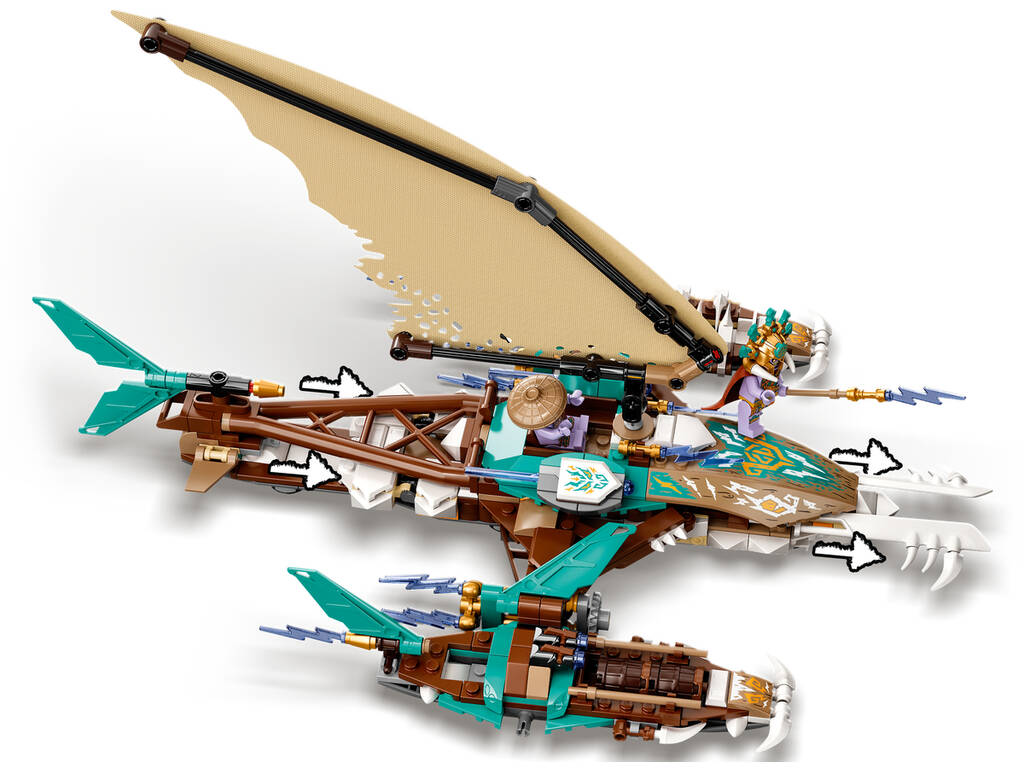 Lego Ninjago Batalha Naval Catamarã 71748