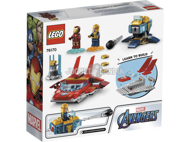 Lego Super Heróis Avengers Iron Man vs. Thanos 76170