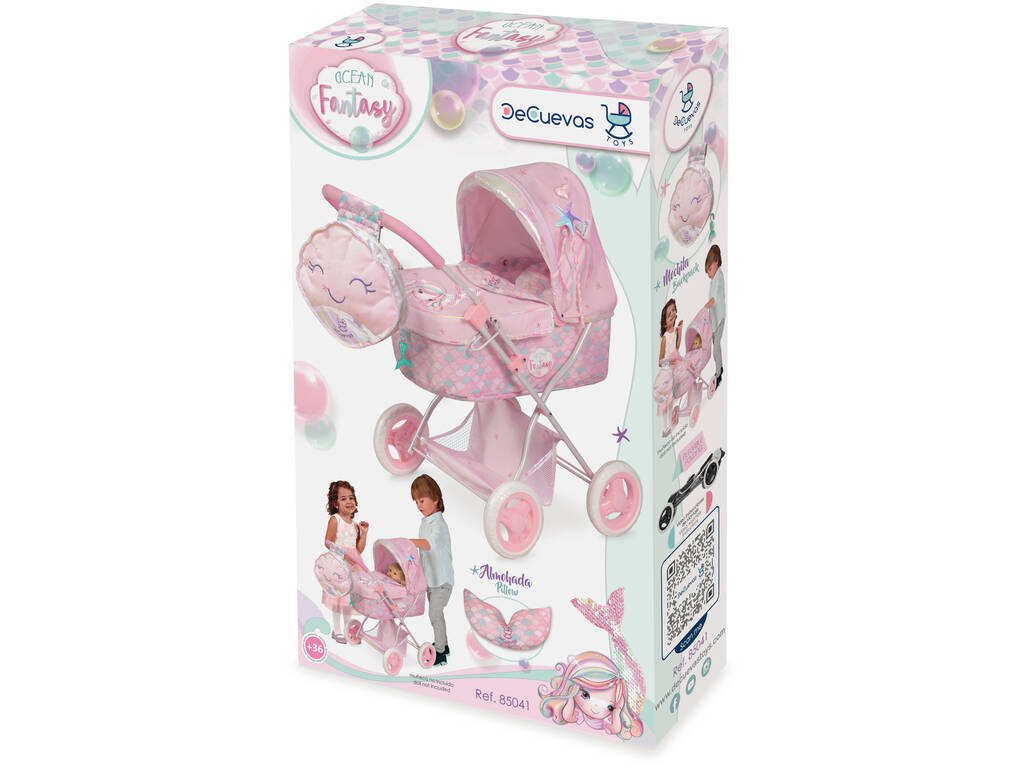 Boneca Reborn 40 cm. Chloe Rosa com Pêlo e Manta Arias 98113 - Juguetilandia