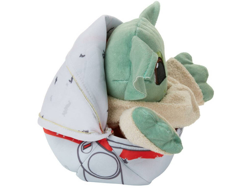 Star Wars The Mandalorian Baby Yoda Peluche transformable Hasbro F2851