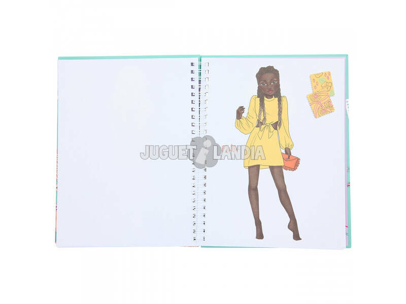 Fashion Top Model Doodle Book mit Markern Depesche 6952